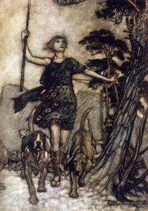 Ilustrace Arthur RACKHAM (1867-1939) pro Sen letní noci od Williama SHAKESPEARE od Arthur Rackham