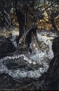 Ilustrace Arthur RACKHAM (1867-1939) pro Sen letní noci od Williama SHAKESPEARE od Arthur Rackham