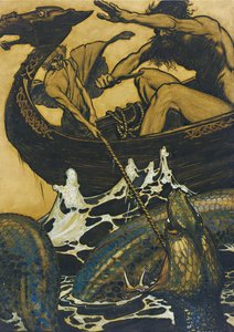 Ilustrace pro The Edda od Arthur Rackham