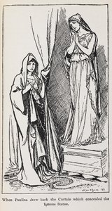 Ilustrace Pauliny ze Zimní pohádky od Arthur Rackham
