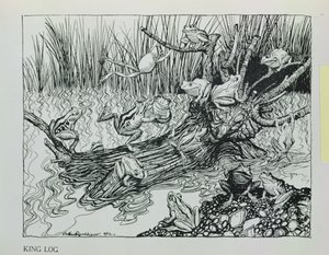 King Log, ilustrace z 