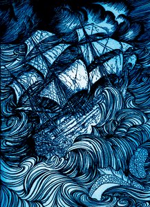 „Rukopis nalezen v láhvi“ od Edgara Allana Poea od Arthur Rackham