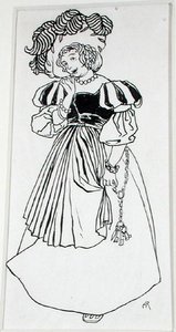 Slečna Una Von-Something, ilustrace z 