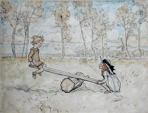Vidíš, viděl, Margery Daw od Arthur Rackham