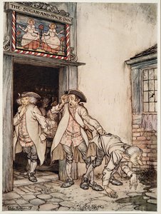 Tři armádní chirurgové, z Bratříčka a sestřičky a jiné pohádky bratří Grimmů, pub. 1917 od Arthur Rackham