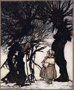 Varovali ji .., od Petera Pana v Kensington Gardens od J. M. Barrieho (1860 - 1937), hospoda. 1906 od Arthur Rackham