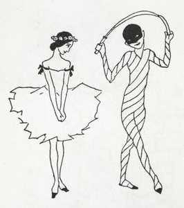 Dva tanečníci od Arthur Rackham