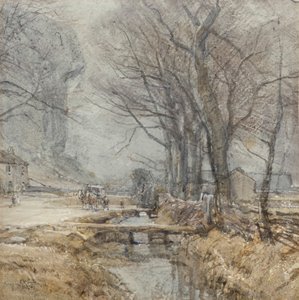 Kilnsey, Yorkshire, asi 1927 (akvarel)