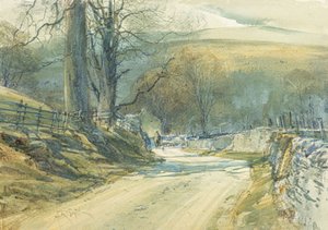 Klikatá cesta, Upper Wharfedale (akvarel)