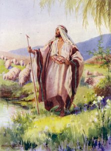 Pán je můj pastýř (barva litho) od Arthur Twidle
