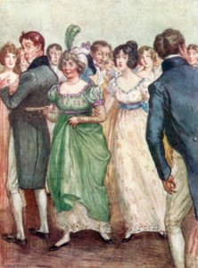 Ilustrace pro Northanger Abbey od Jane Austenové
