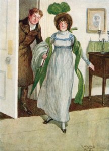 Ilustrace k Pýchě a předsudku od Jane Austenové
