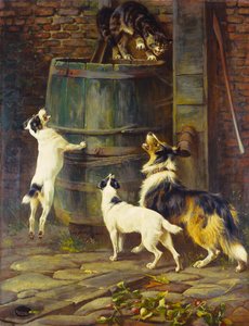 Chceme si jen hrát (olej na plátně) od Arthur Wardle