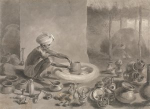 Indiánský Potter od Arthur William Devis