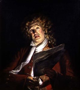 Portrét herce, Charles Dibdin (1745-1814), kolem roku 1810 (olej na plátně)