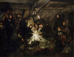 Nelsonova smrt, 21. října 1805 od Arthur William Devis