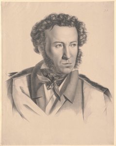 Alexandr Sergejevič Puškin (tisk) od Artist Unknown
