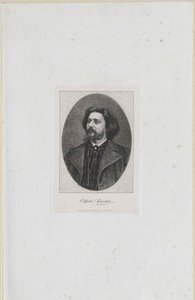 Alphonse Daudet (tisk) od Artist Unknown