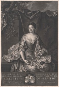 Anna Elisabeth Buirette-Oehlefeldová od Artist Unknown