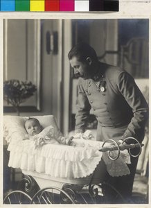 Arcivévoda František Ferdinand se svým synem Maxmiliánem od Artist Unknown