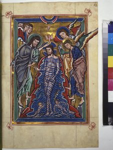 Křest Christi, od Artist Unknown