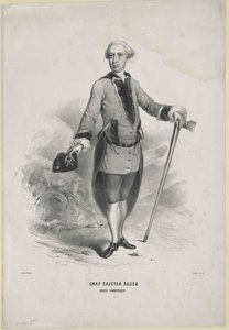 Kajetán hrabě Sauer od Artist Unknown
