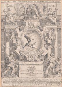 Carlo Borromeo (tisk) od Artist Unknown