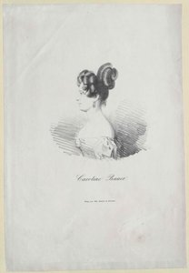 Caroline Bauer (tisk) od Artist Unknown