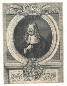 Christian Lorenz Adlershelm (tisk) od Artist Unknown