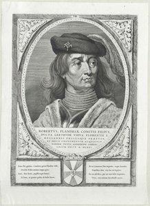 Flanderský hrabě Robert I. Fríský od Artist Unknown