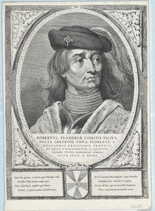 Flanderský hrabě Robert I. Fríský od Artist Unknown