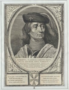 Flanderský hrabě Robert I. Fríský od Artist Unknown