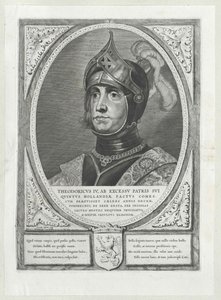 Hrabě Holland Dietrich IV (tisk) od Artist Unknown