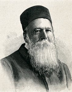 DUNANT, Henri (1845-1923). Zakladatel Červeného kříže (1863). Nobelova cena za mír v roce 1901. Portrét. Rytina. od Artist Unknown