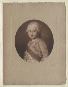 Francouzský dauphin Ludvík XVII. od Artist Unknown