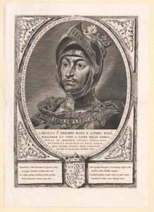 Burgundský vévoda Karel Smělý (tisk) od Artist Unknown