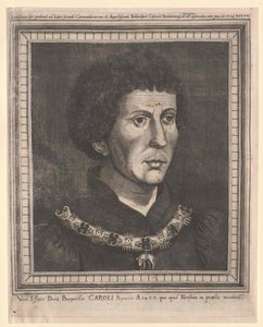 Burgundský vévoda Karel Smělý od Artist Unknown
