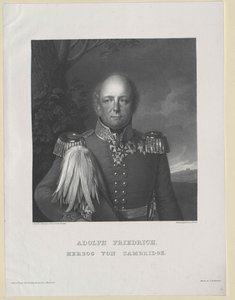 Vévoda z Cambridge Adolf Friedrich od Artist Unknown