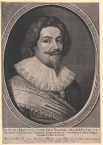 Vévoda z rodu Sasko-Výmarského Johann Ernst I. od Artist Unknown