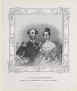 Orleánský vévoda Ferdinand od Artist Unknown