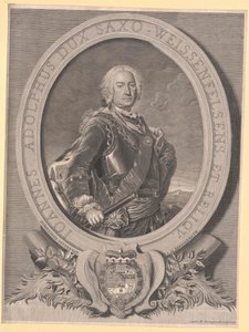 Vévoda sasko-weissenfelský Johann Adolf II. od Artist Unknown