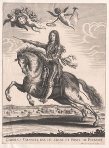 Savojský vévoda Karel Immanuel II. od Artist Unknown