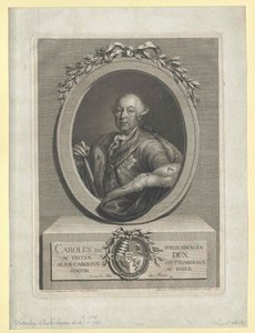 Württemberský vévoda Karel II Eugen od Artist Unknown