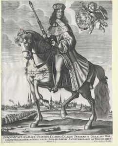 Braniborský kurfiřt (1620-1688) Fridrich Vilém od Artist Unknown