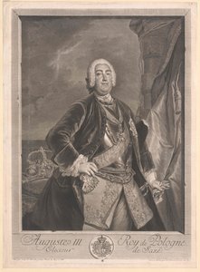 Saský kurfiřt Fridrich August II. od Artist Unknown