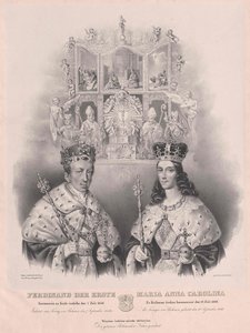 Rakouský císař Ferdinand I. od Artist Unknown