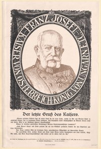 Rakouský císař František Josef I. od Artist Unknown