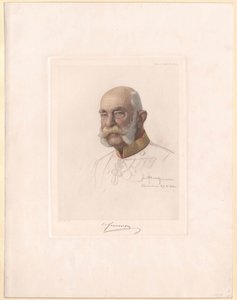 Rakouský císař František Josef I. od Artist Unknown