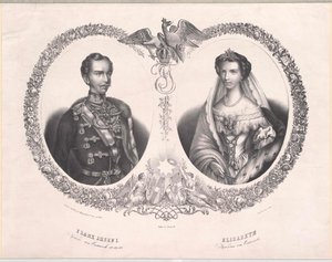 Rakouský císař František Josef I. od Artist Unknown