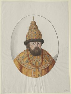 Ruský císař Alexej od Artist Unknown